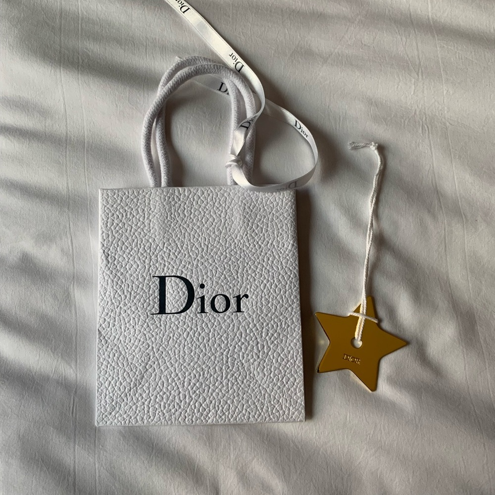 Dior Small Shopping Bag with Gold Star Charm